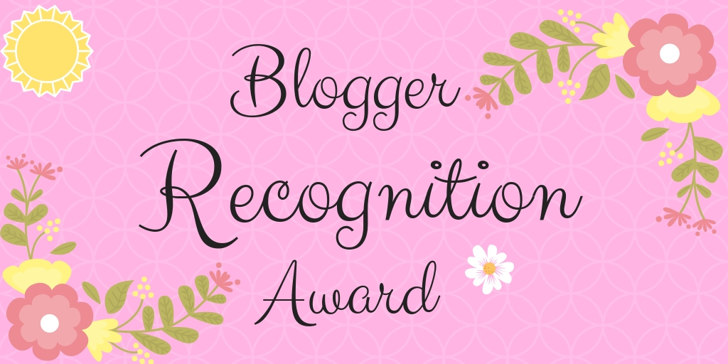 BLOGGER RECOGNITION AWARD Second Time
